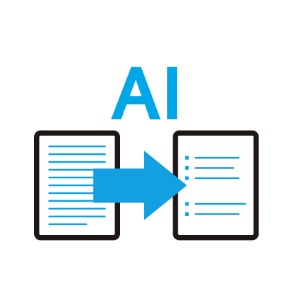 自動で要約のイメージ画像